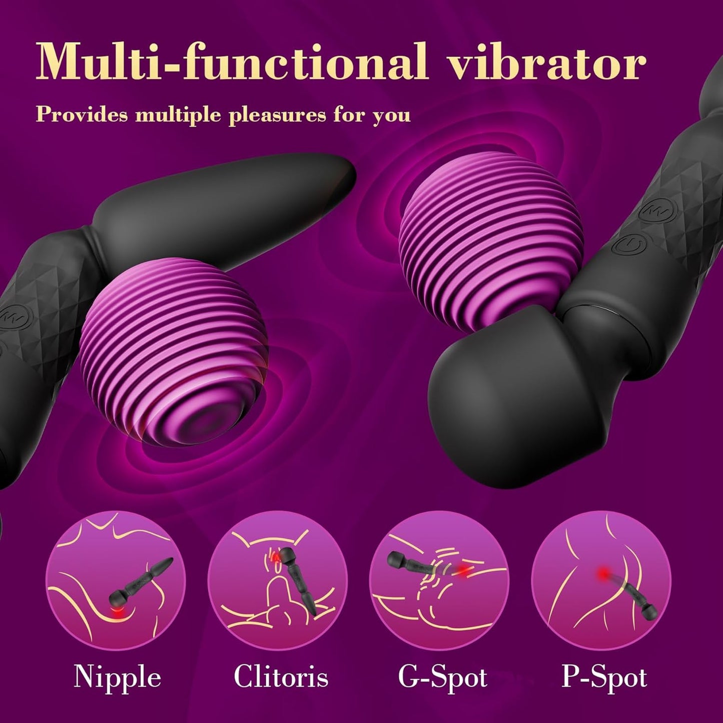 FantasyRide Plug & Wand Vibrator - Vixen | Nova Network