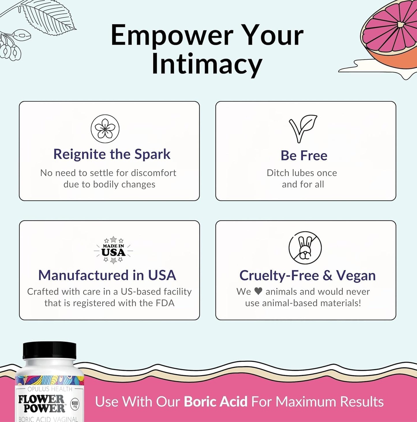 Feminine Support Capsules – Slippery Elm for Vaginal Health - Vixen | Nova Network