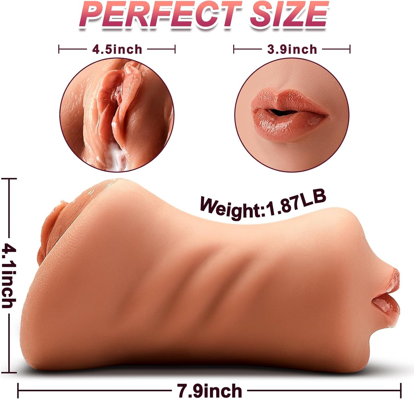 VibeCove 3-in-1 Vibrating Male Stroker Pocket Pussy
