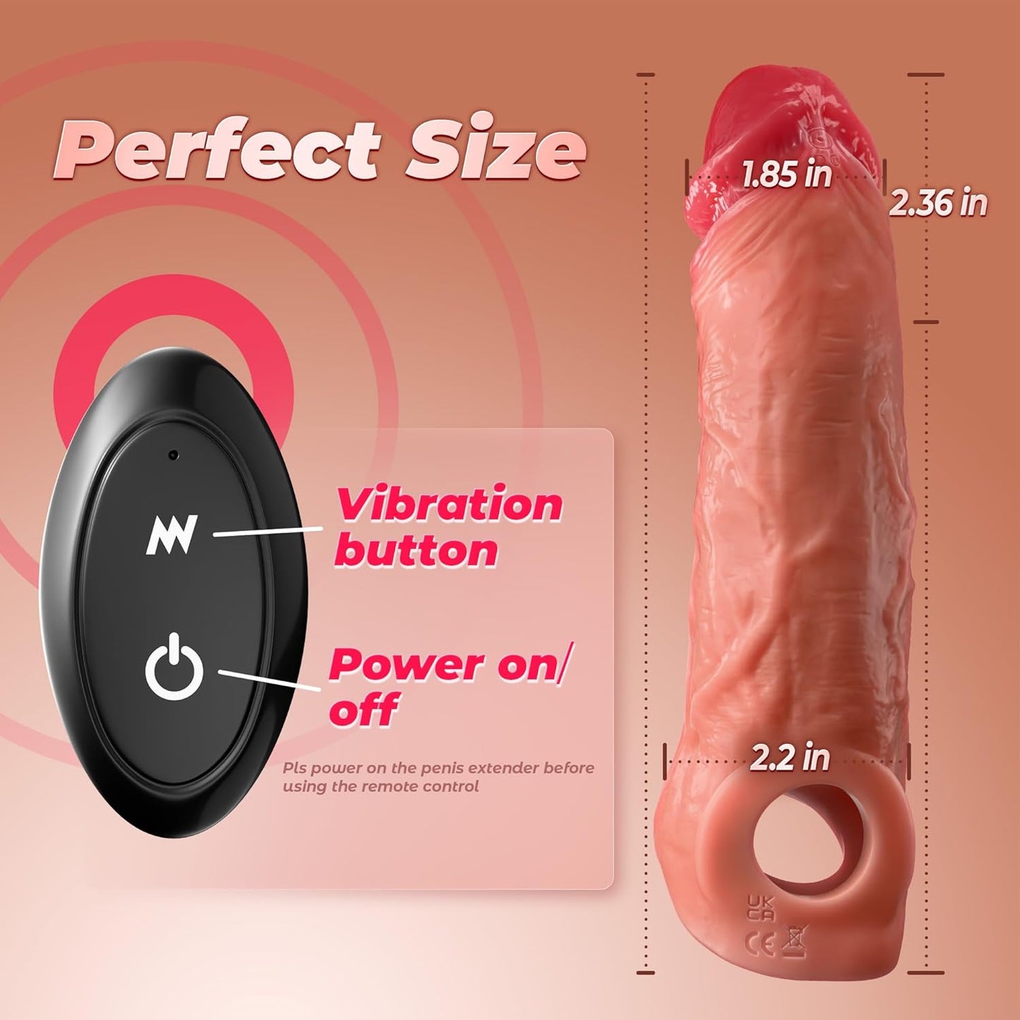 FirmVibe Remote Control Penis Sleeve - Vixen | Nova Network