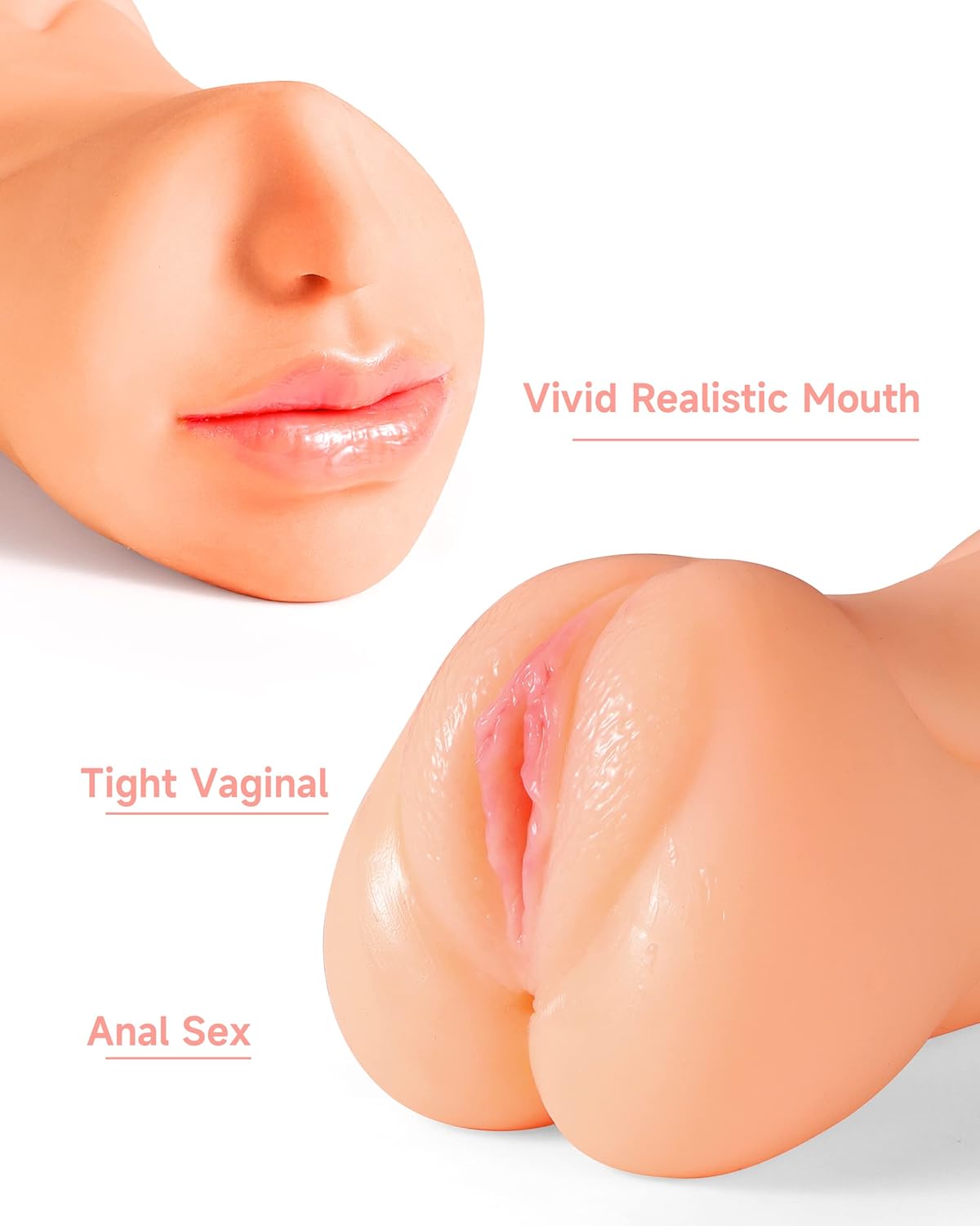 FleshGrip 3 - in - 1 RealFeel Pocket Pussy Masturbator - Vixen | Nova Network