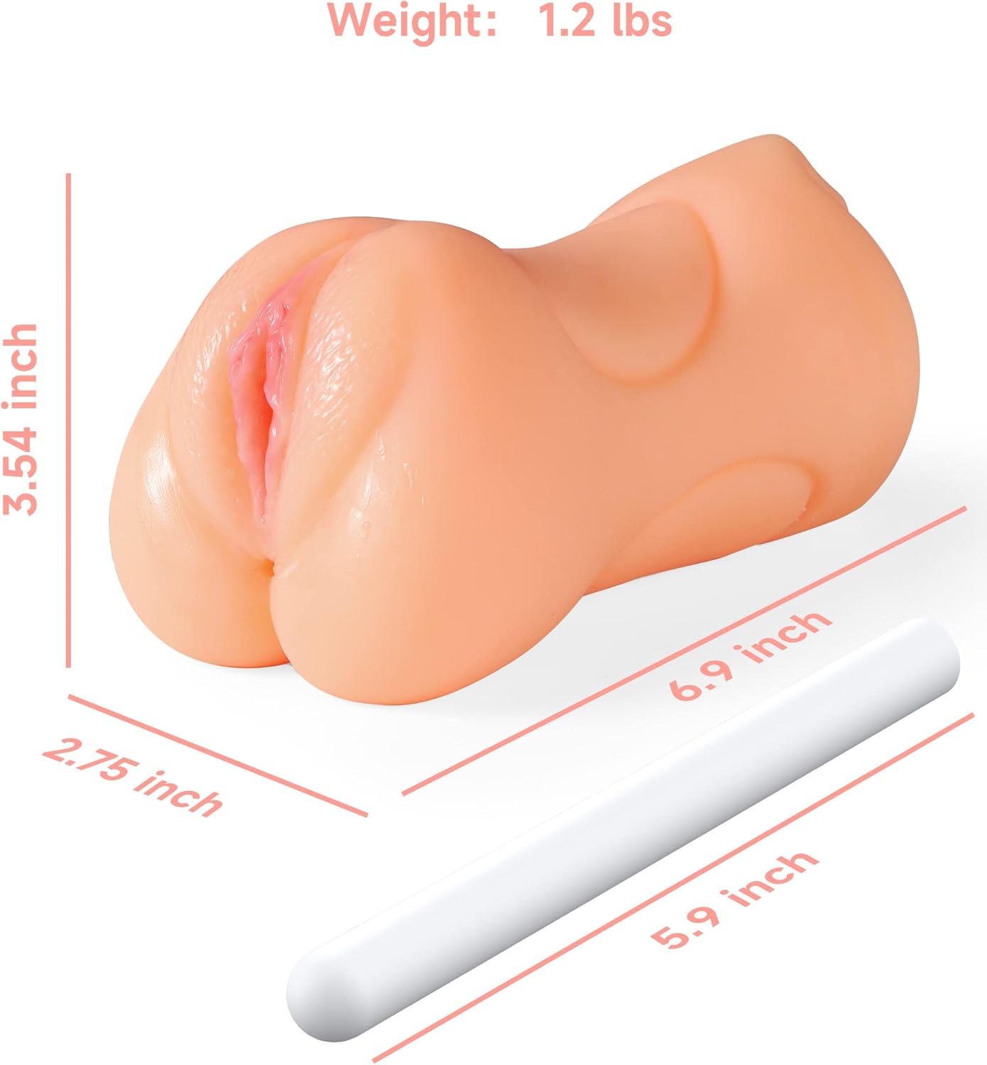FleshGrip 3 - in - 1 RealFeel Pocket Pussy Masturbator - Vixen | Nova Network
