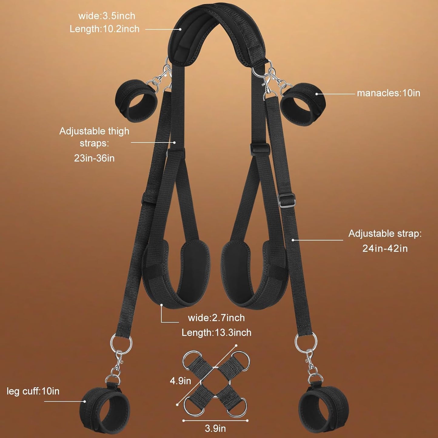 FlexBind Neck to Thigh Restraint & Bed Sling System - Vixen | Nova Network