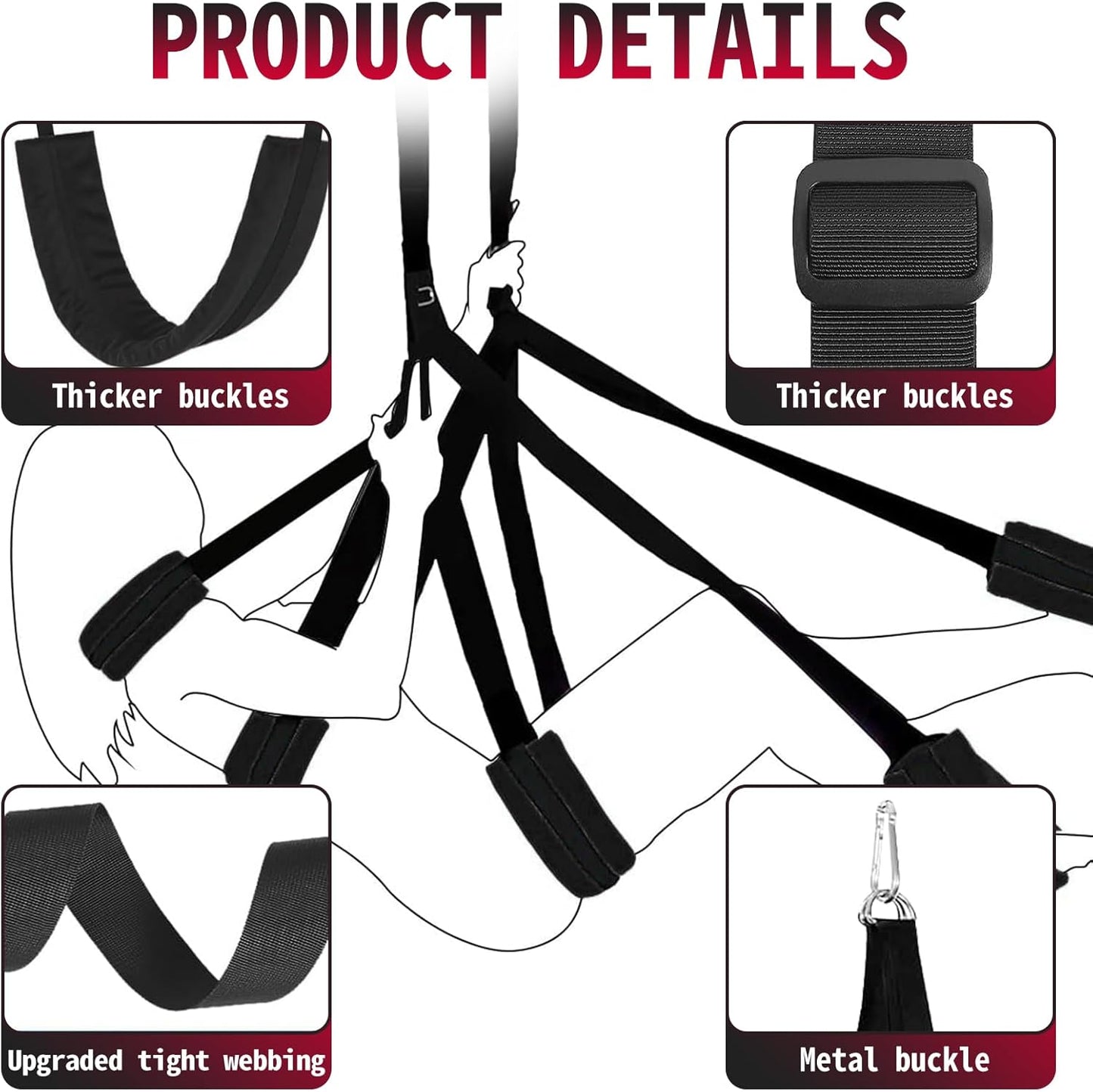 FlexCrave Door Sex Swing Harness - Vixen | Nova Network
