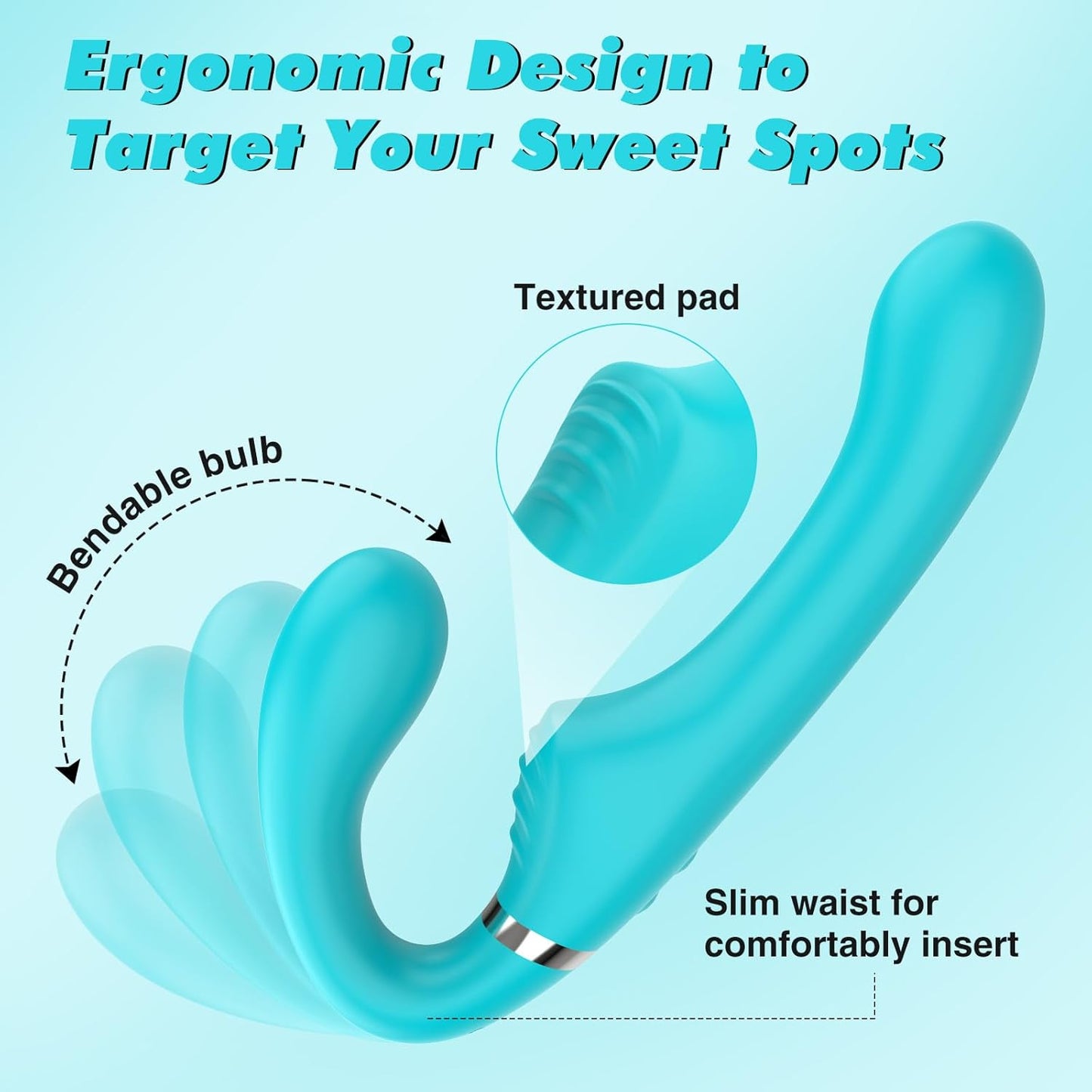 FlexPulse Dual Sided Strapless Strap - On Dildo - Vixen | Nova Network