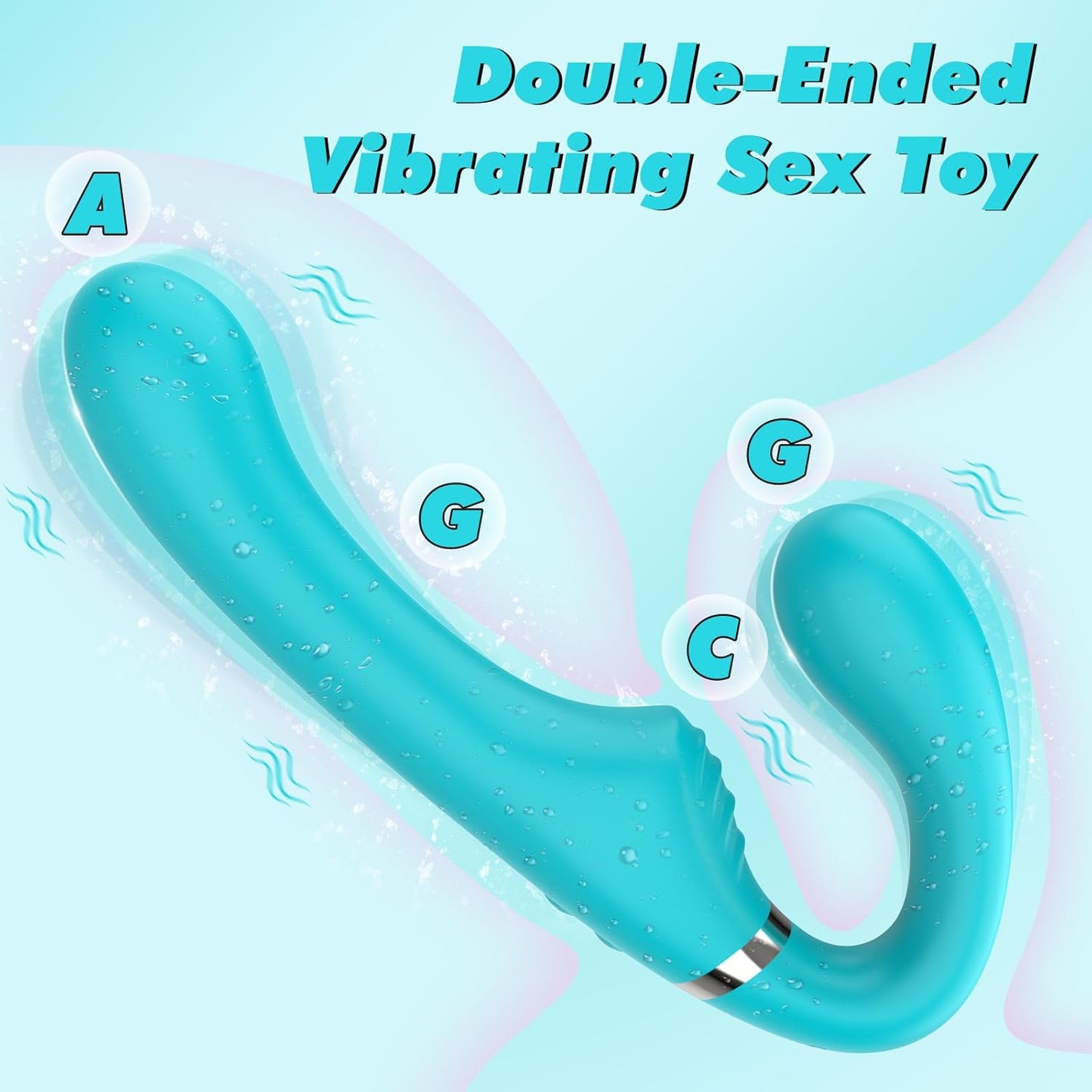 FlexPulse Dual Sided Strapless Strap - On Dildo - Vixen | Nova Network