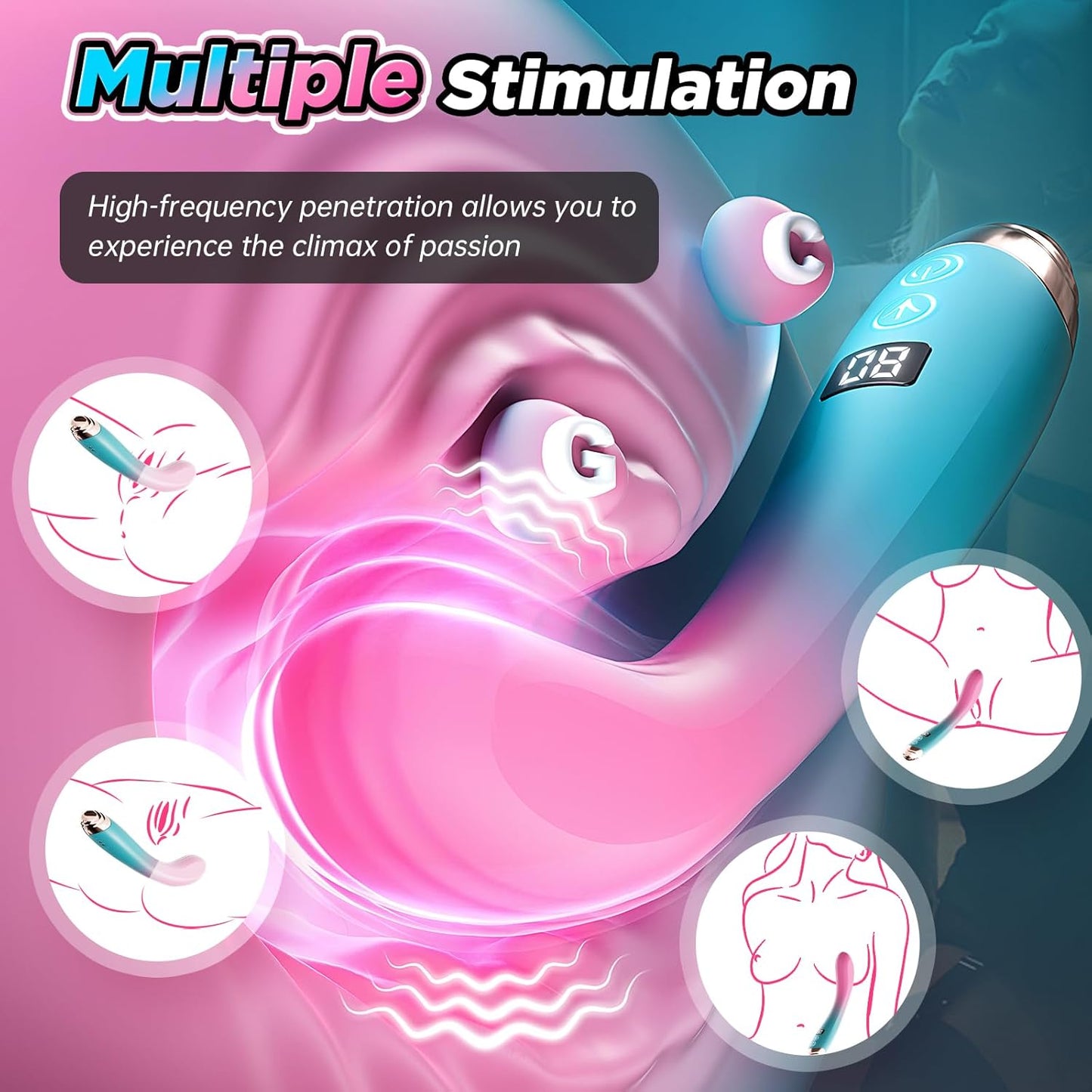 FlexTease Wiggling G - Spot Vibrator - Vixen | Nova Network