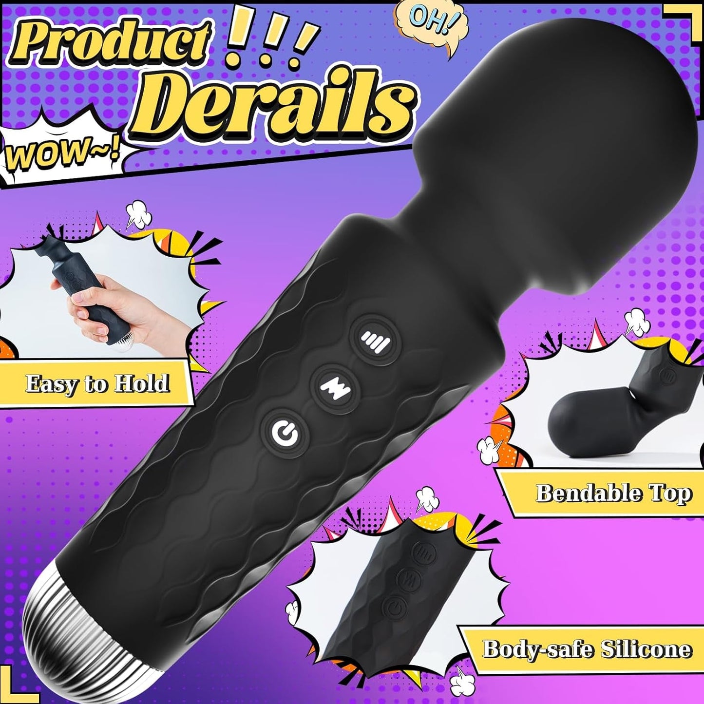 FlexVibe 20 - Mode Wand Vibrator - Vixen | Nova Network