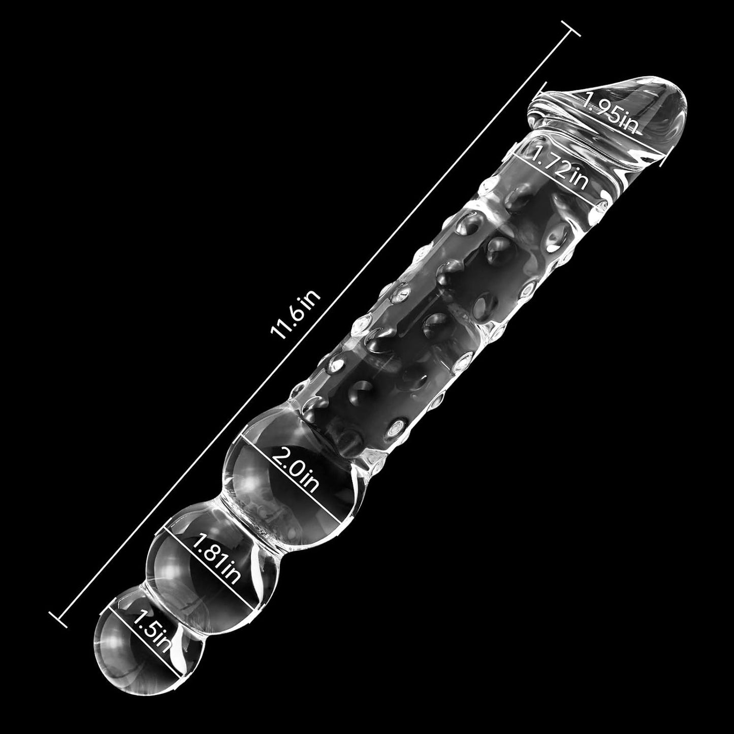 FullThrust Dual Glass Dildo - Vixen | Nova Network