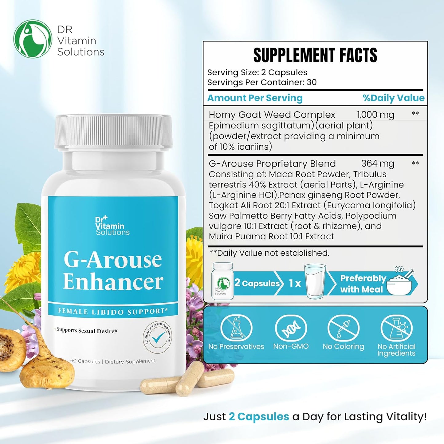 G - Arouse Enhancer for Women – Libido & Energy Support - Vixen | Nova Network