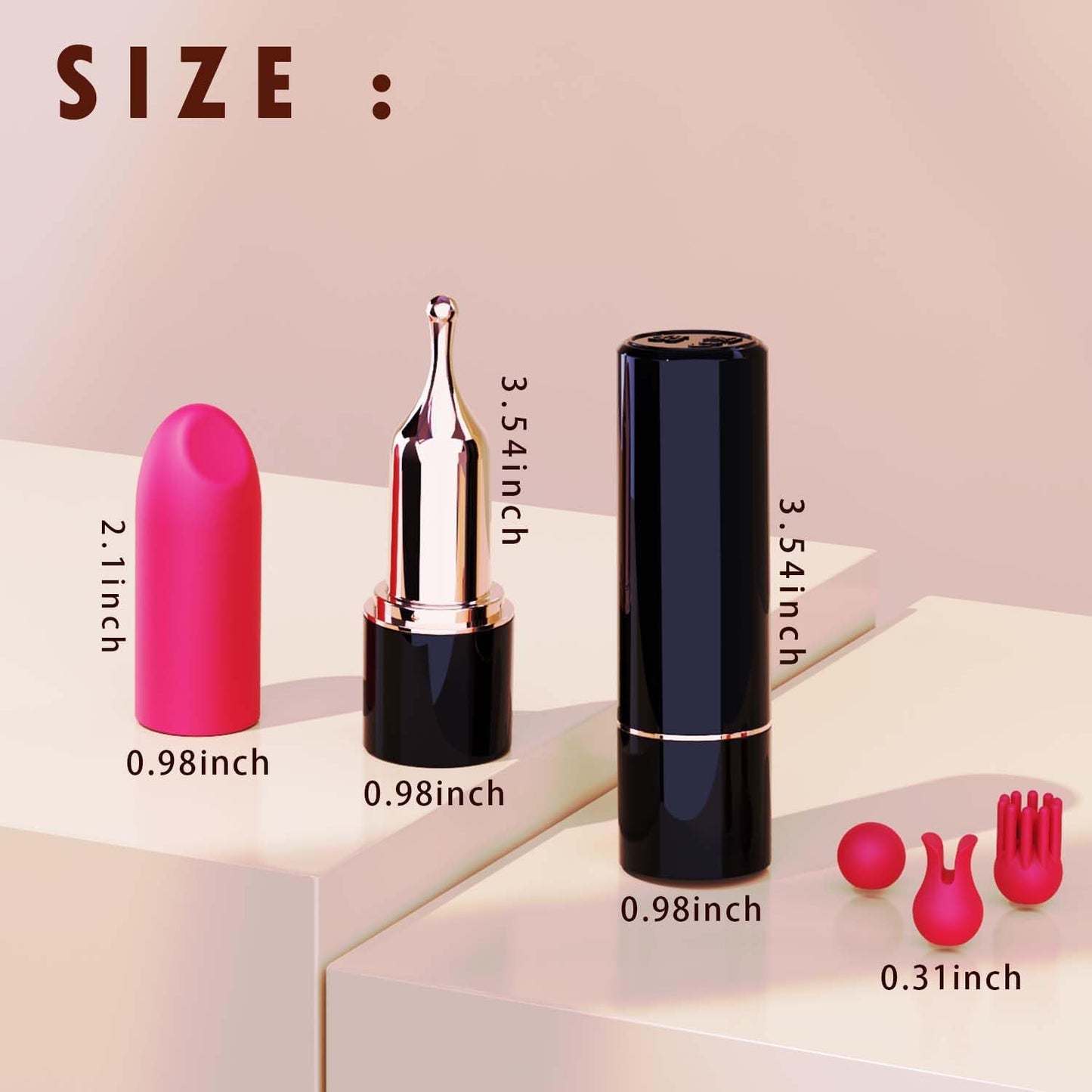 GlamVibe 4 - Play Lipstick Vibrator - Vixen | Nova Network