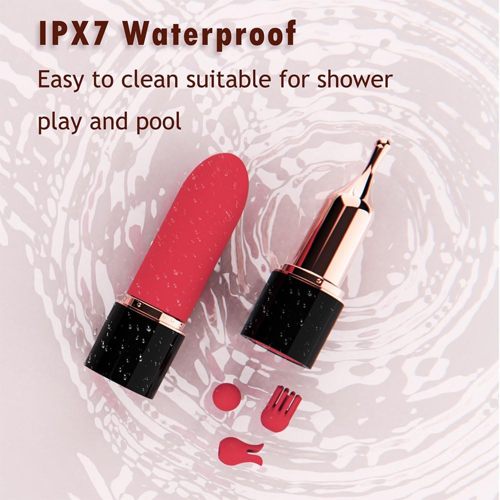 GlamVibe 4 - Play Lipstick Vibrator - Vixen | Nova Network