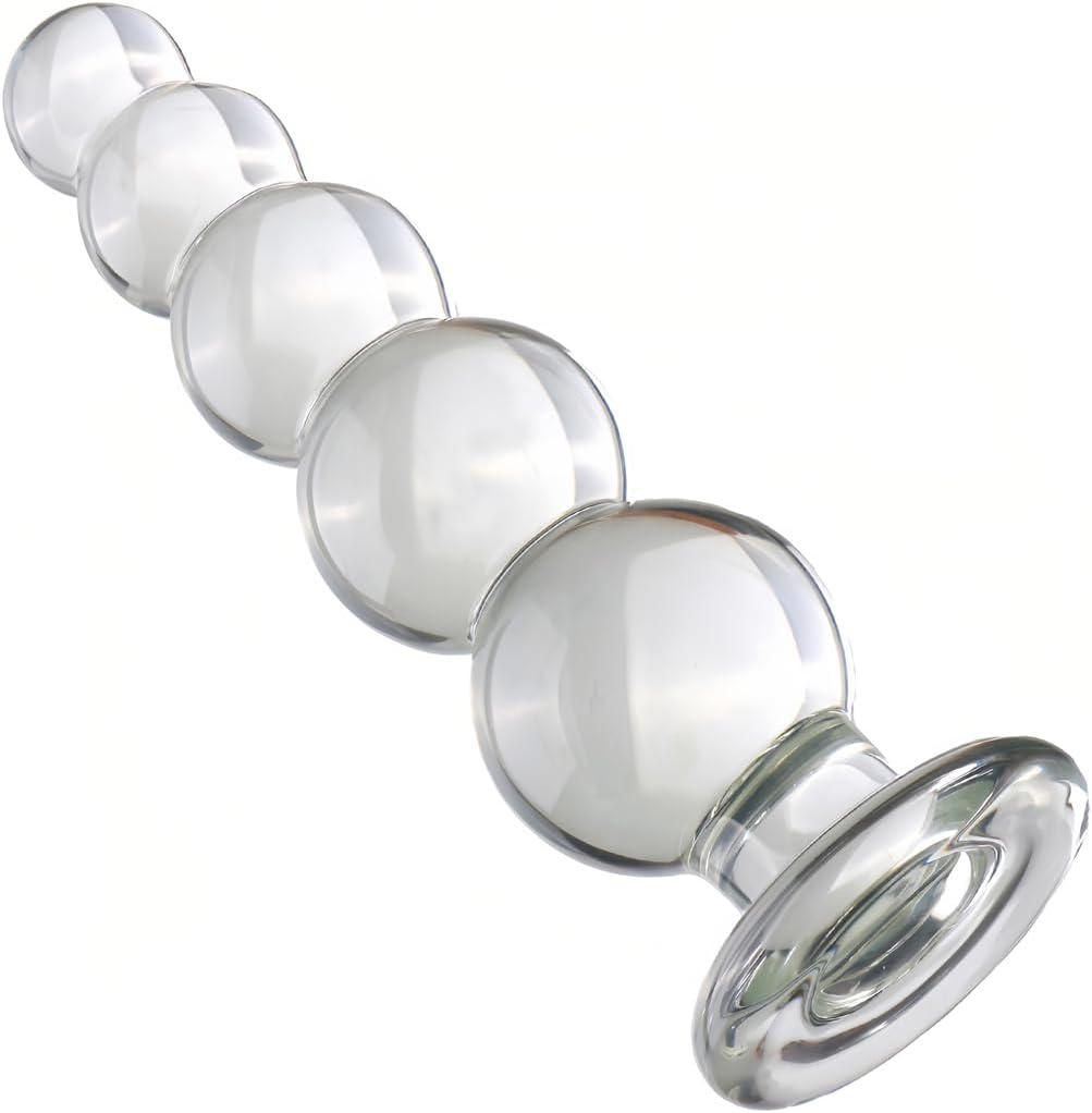 GlideBeads Glass Anal Plug - Vixen | Nova Network