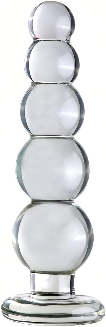 GlideBeads Glass Anal Plug - Vixen | Nova Network