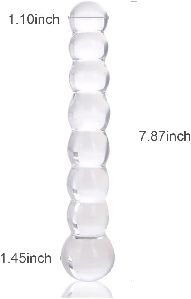 GlidePearl Dual Ended Glass Beads Plug - Vixen | Nova Network