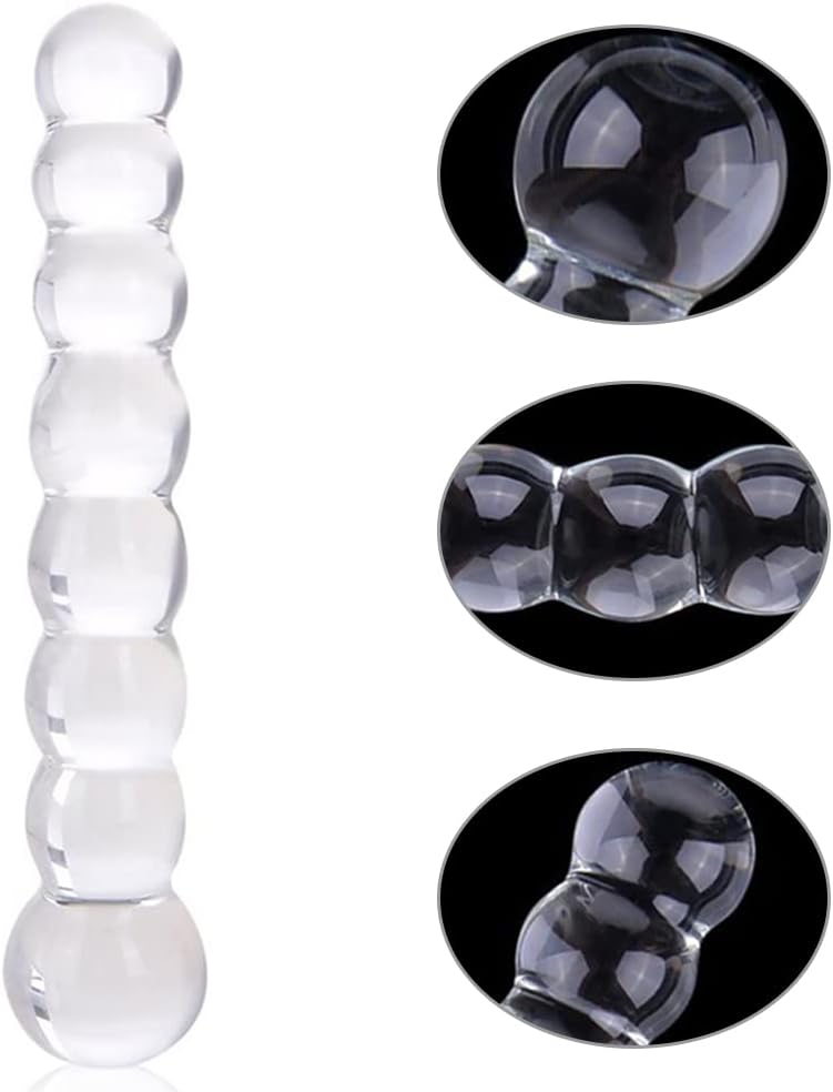 GlidePearl Dual Ended Glass Beads Plug - Vixen | Nova Network