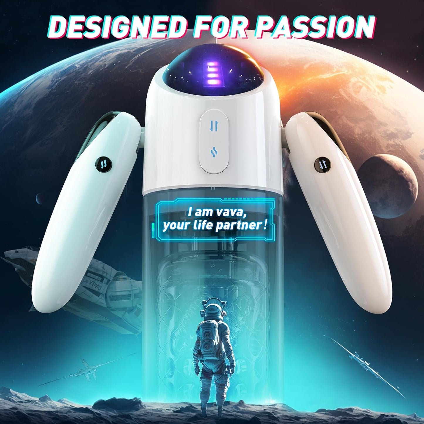 GlideWing Thrusting Rotating Male Stroker - Vixen | Nova Network