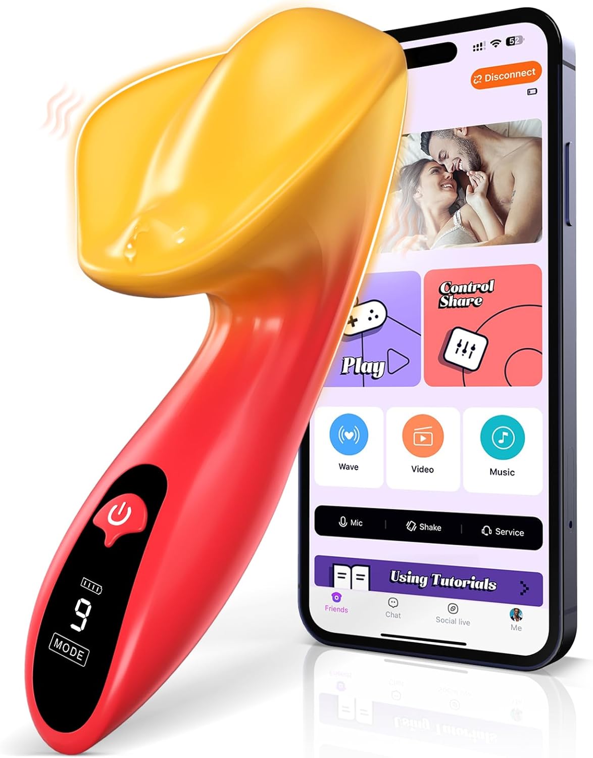 GlowPulse Smart Clit & Vulva Vibrator - Vixen | Nova Network