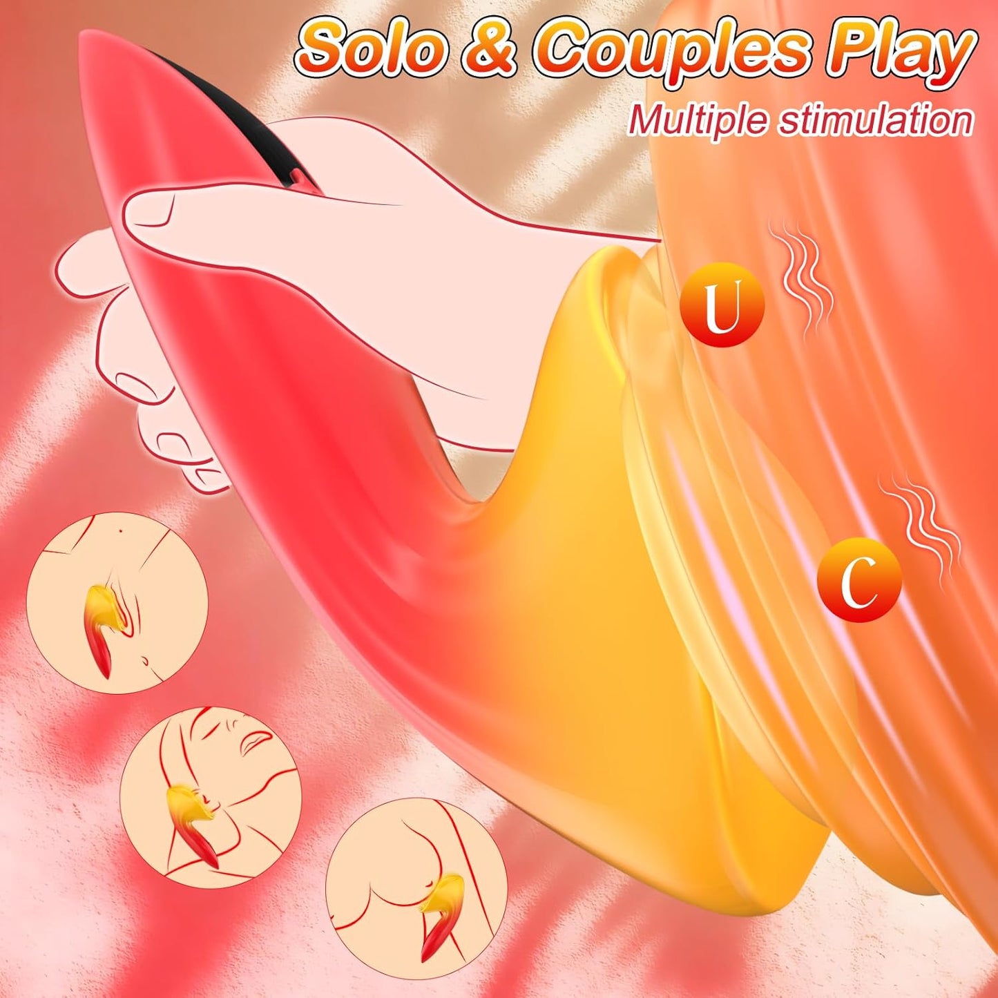 GlowPulse Smart Clit & Vulva Vibrator - Vixen | Nova Network