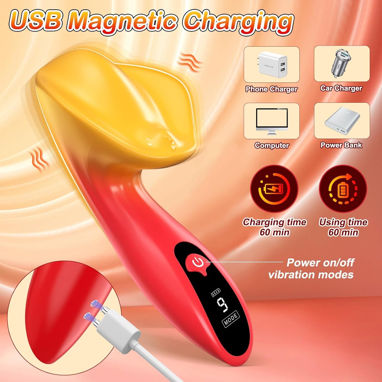 GlowPulse Smart Clit & Vulva Vibrator - Vixen | Nova Network