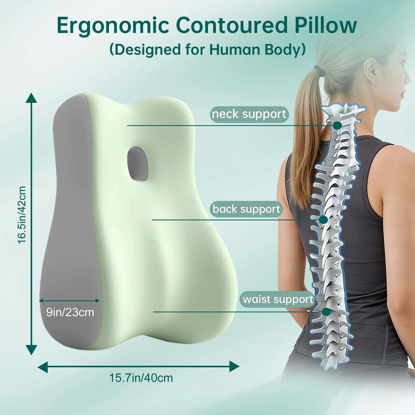 Green Couples Intimacy Positioning Wedge Pillow - Vixen | Nova Network