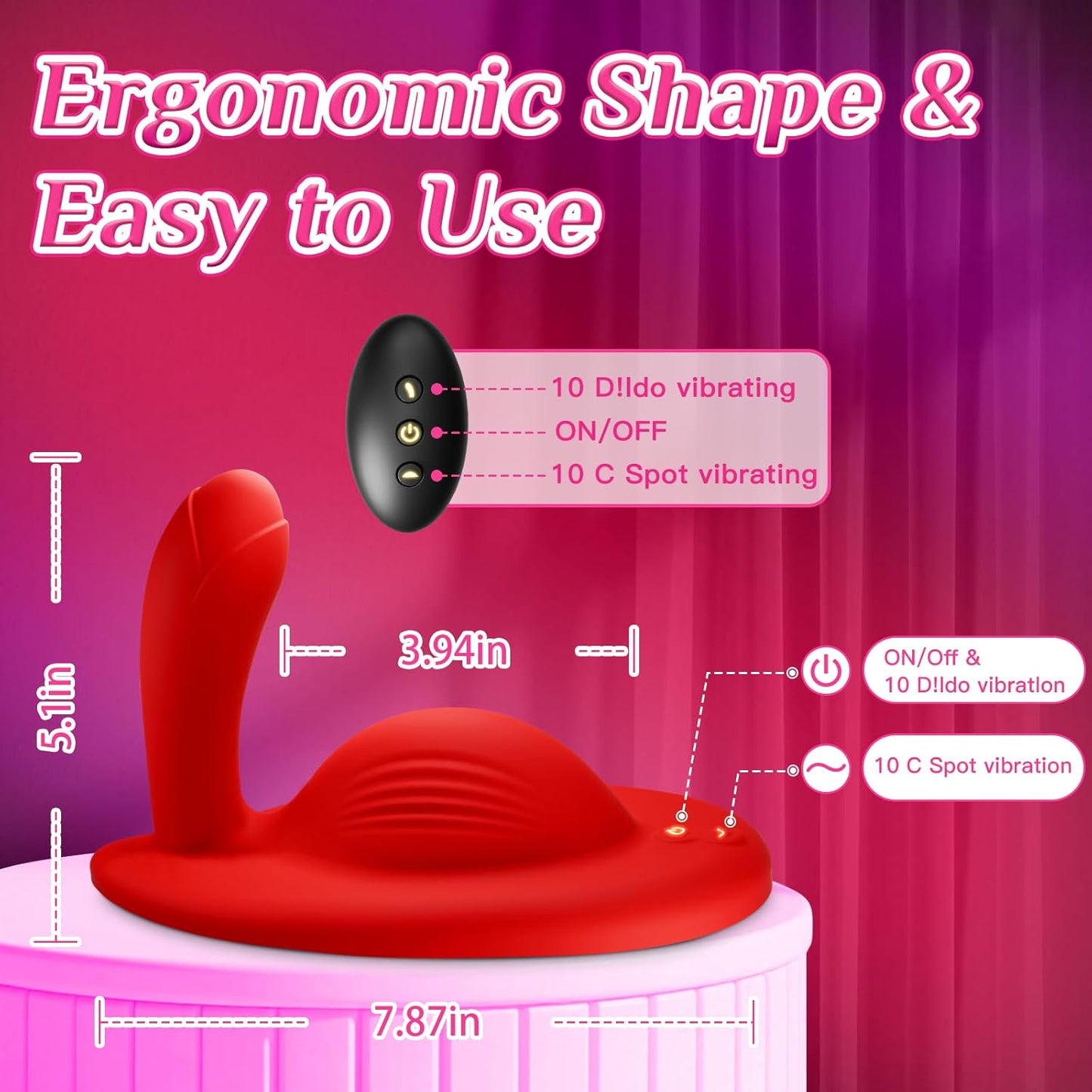 GrindWave Thrusting Ride - On Vibrator - Vixen | Nova Network