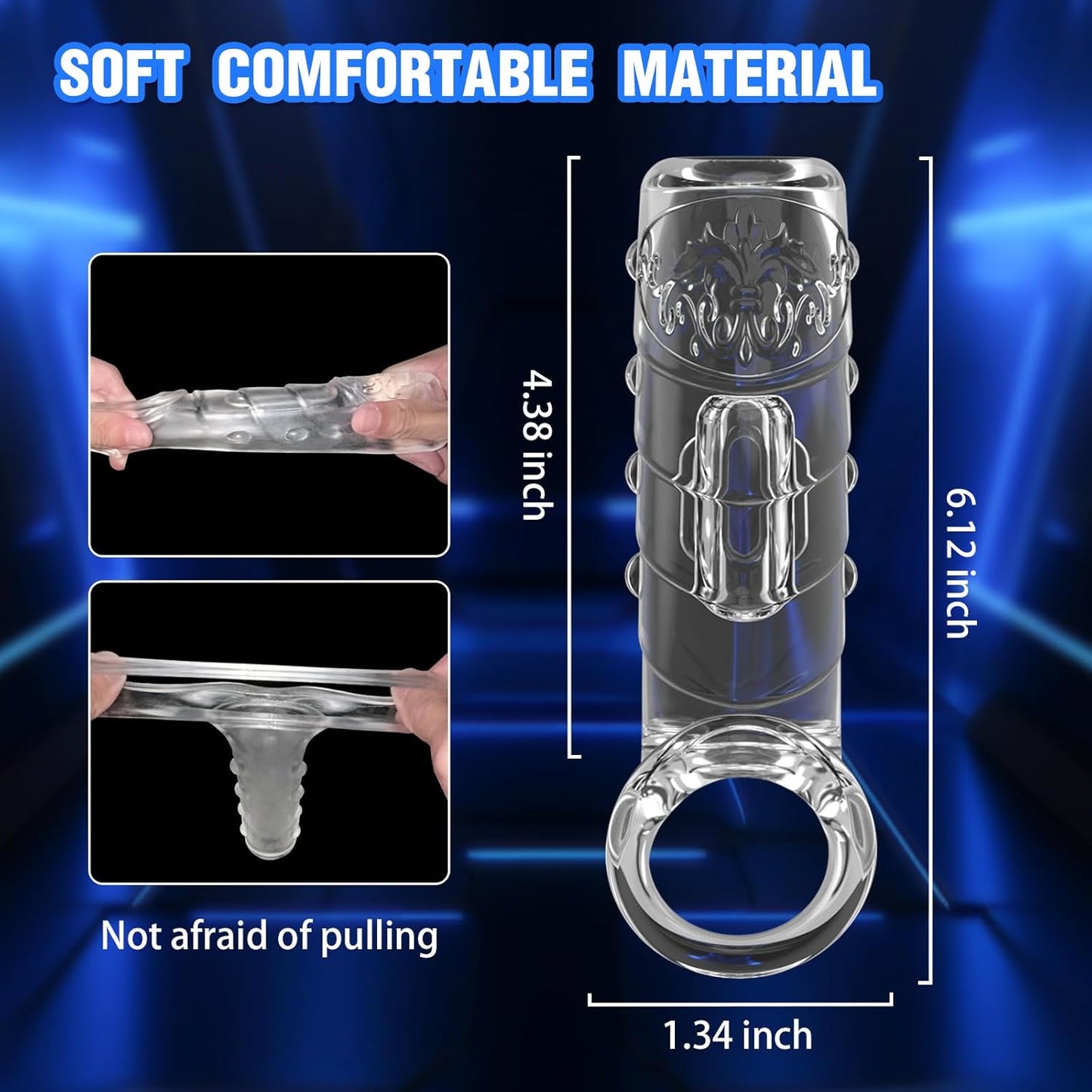 GripGlide Vibrating Girth Booster Sleeve - Vixen | Nova Network