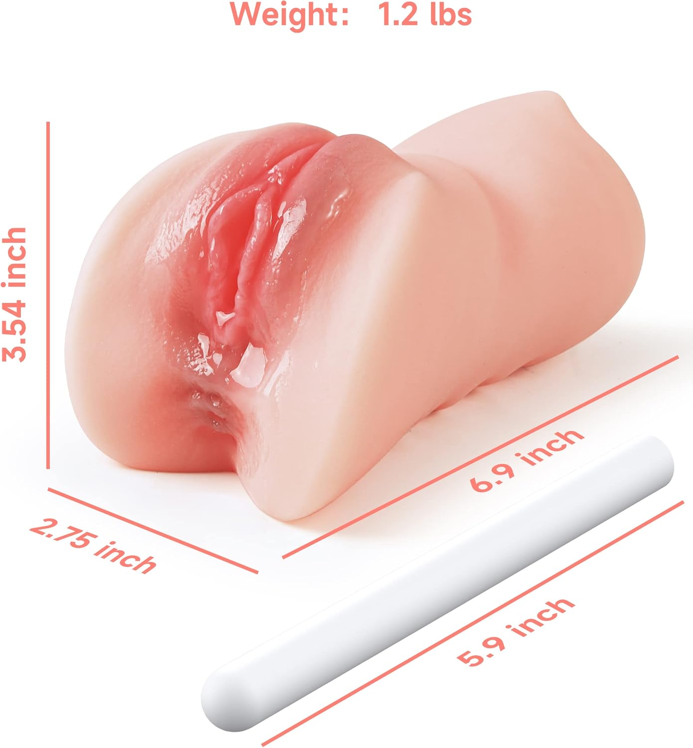 GripMate 3 - in - 1 RealFeel Pocket Pussy Masturbator - Vixen | Nova Network