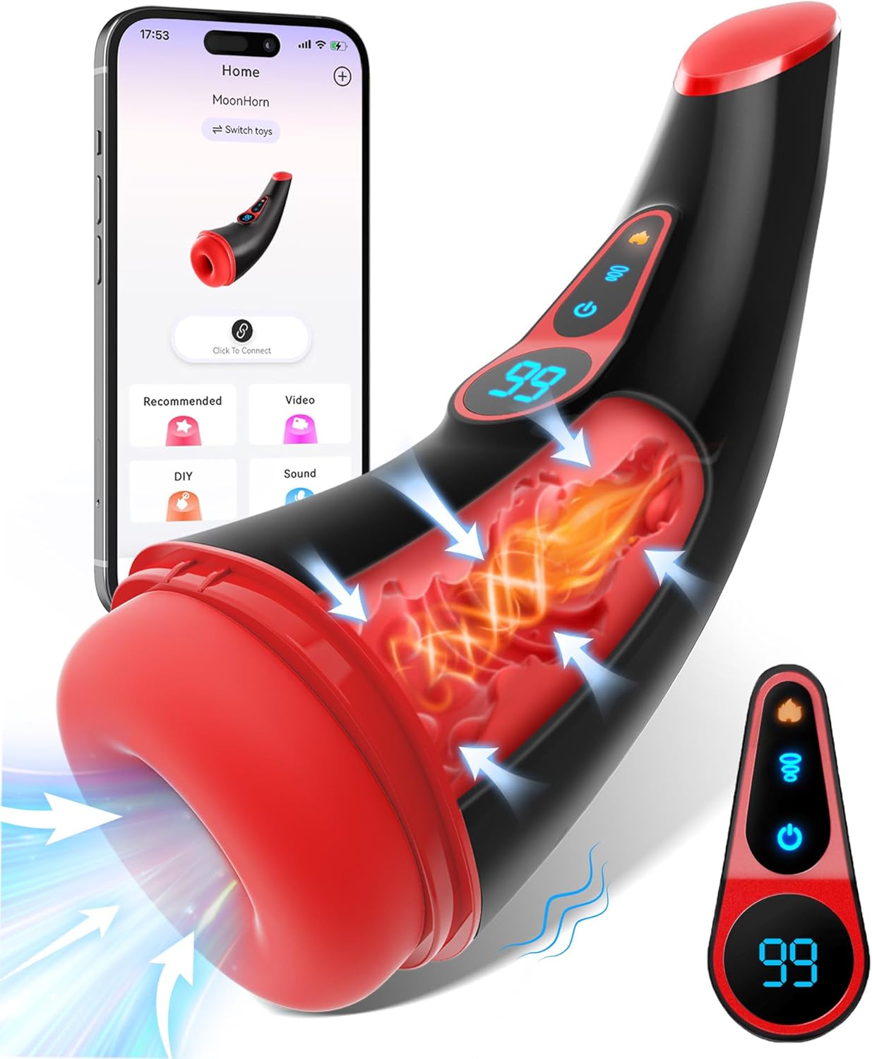 HeatLuxe App - Controlled Heating Masturbator - Vixen | Nova Network