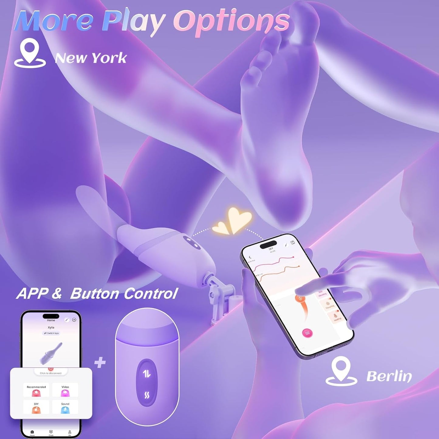 HeatThrust App - Controlled Sex Machine Vibrator - Vixen | Nova Network