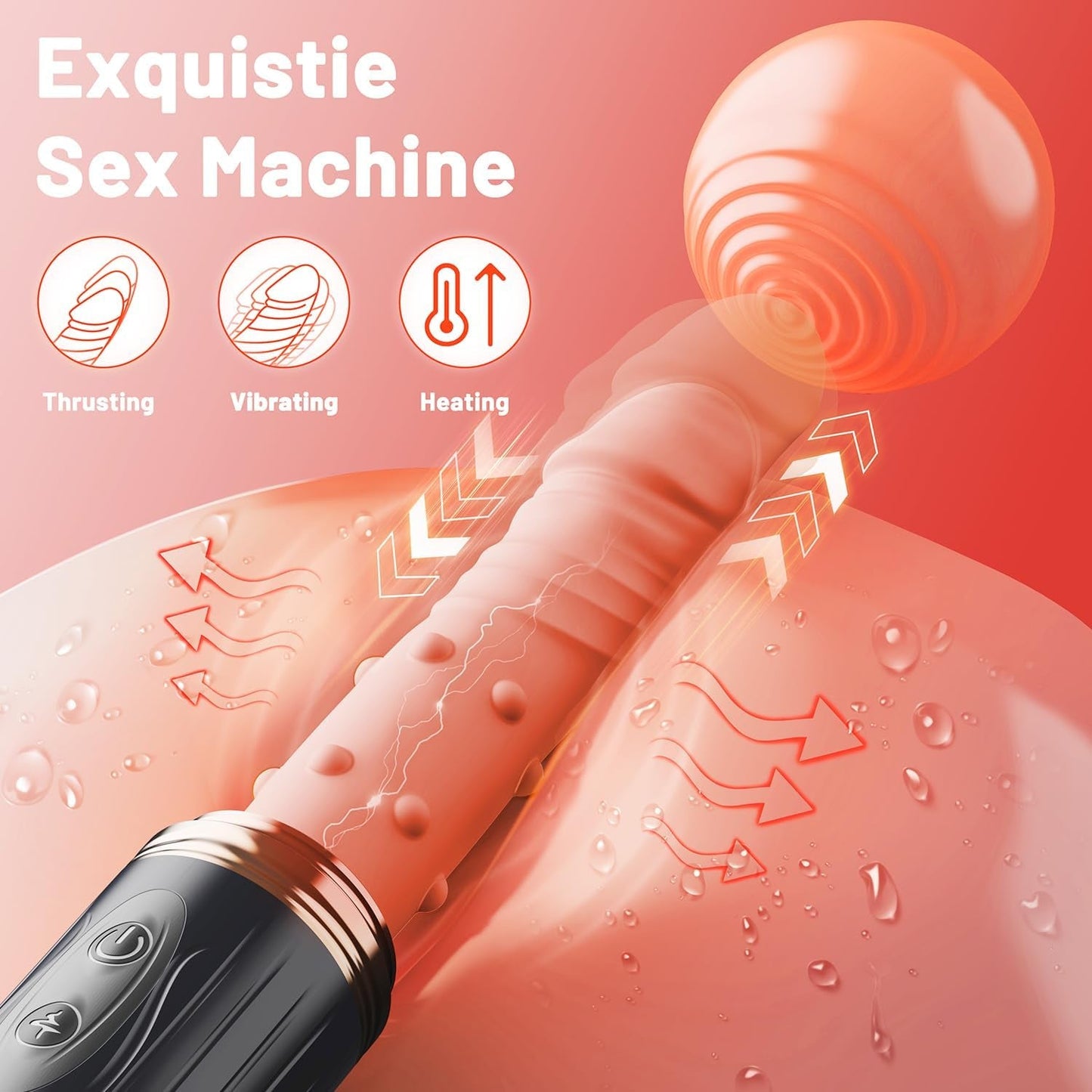 HeatThrust Dual Pleasure Sex Machine - Vixen | Nova Network