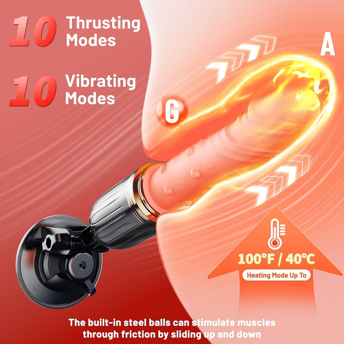 HeatThrust Dual Pleasure Sex Machine - Vixen | Nova Network