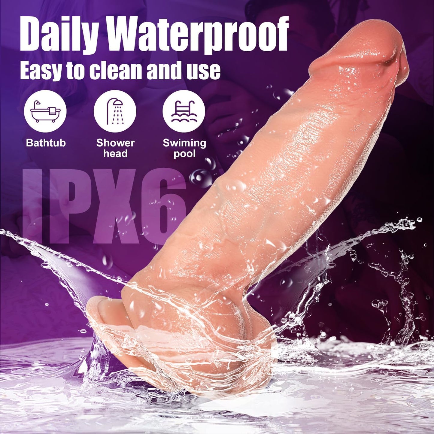 HeatTitan Huge Heating Thrust Dildo Vibrator - Vixen | Nova Network