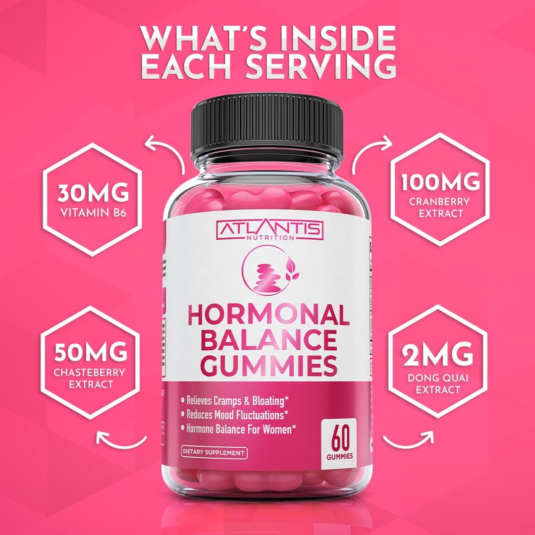 Hormonal Balance & PMS Relief Gummies – Mood & Cramp Support - Vixen | Nova Network
