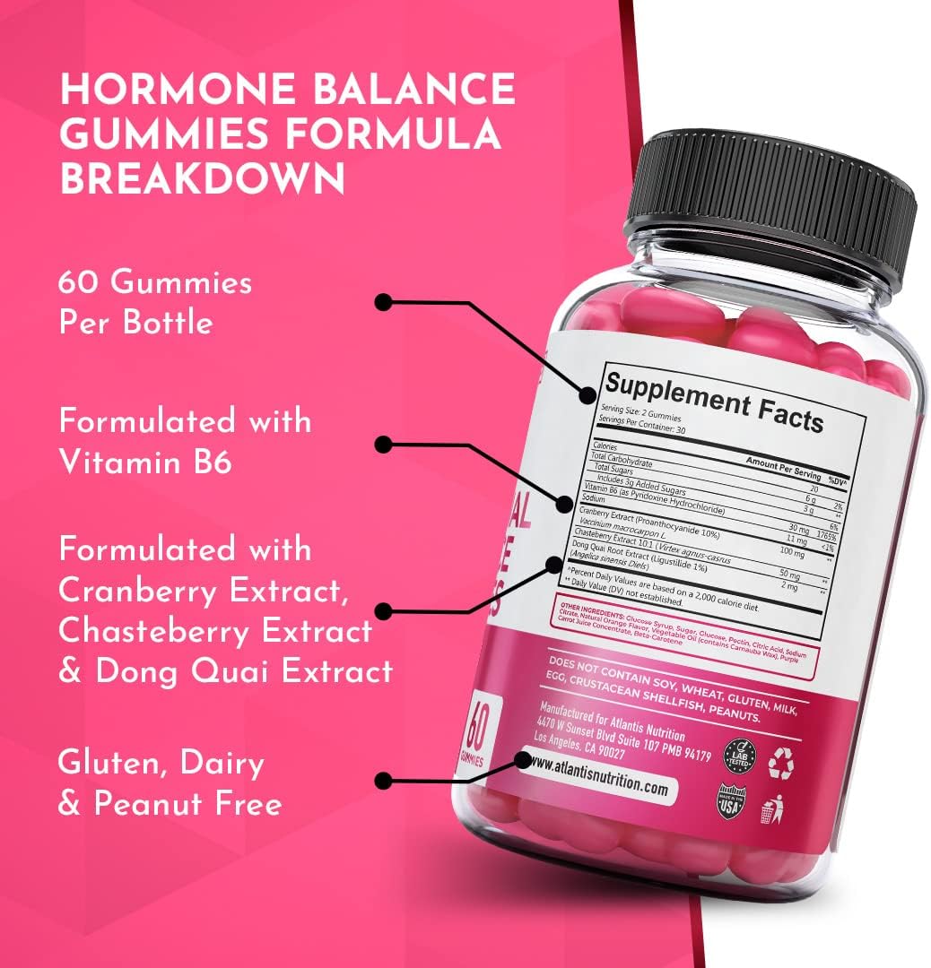 Hormonal Balance & PMS Relief Gummies – Mood & Cramp Support - Vixen | Nova Network