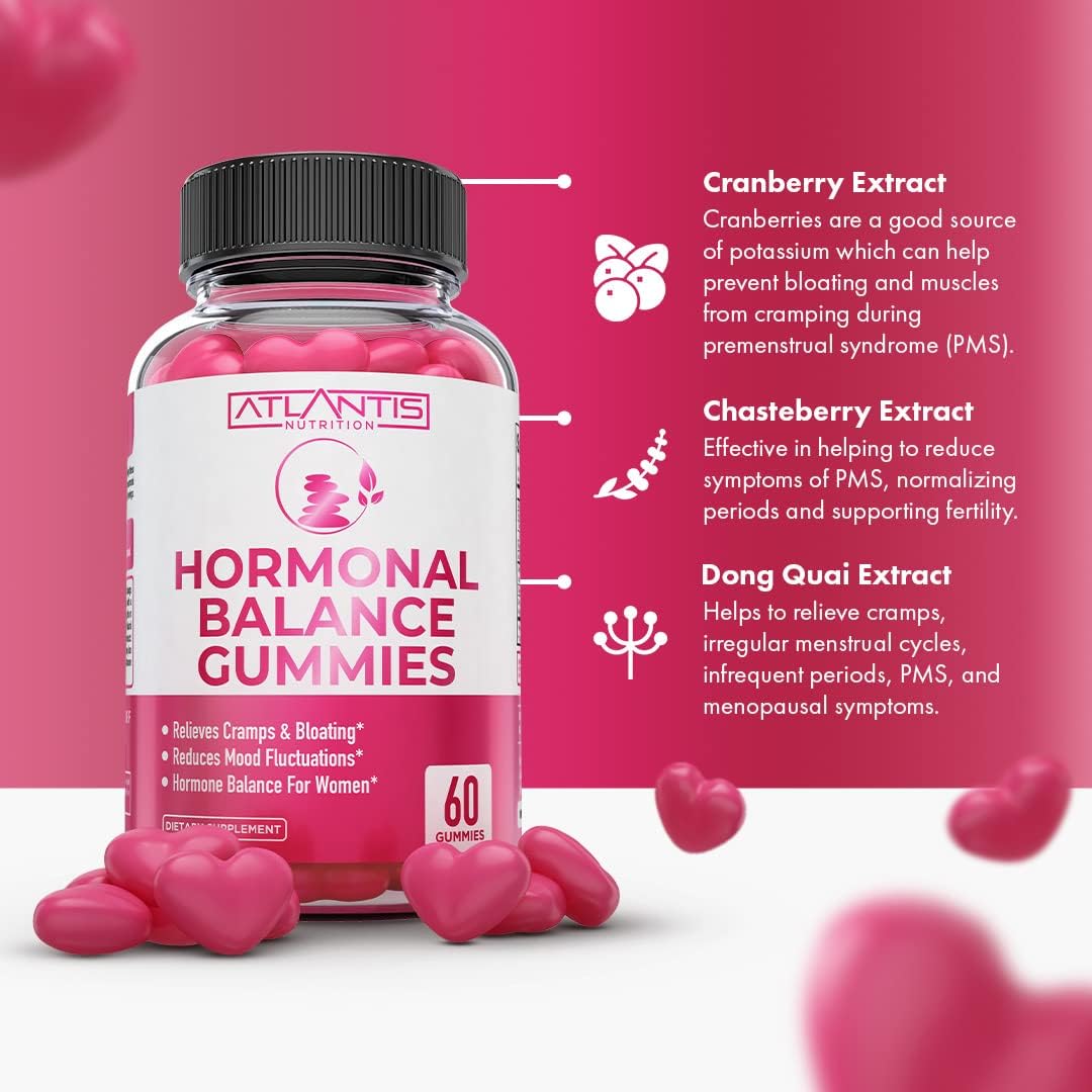 Hormonal Balance & PMS Relief Gummies – Mood & Cramp Support - Vixen | Nova Network