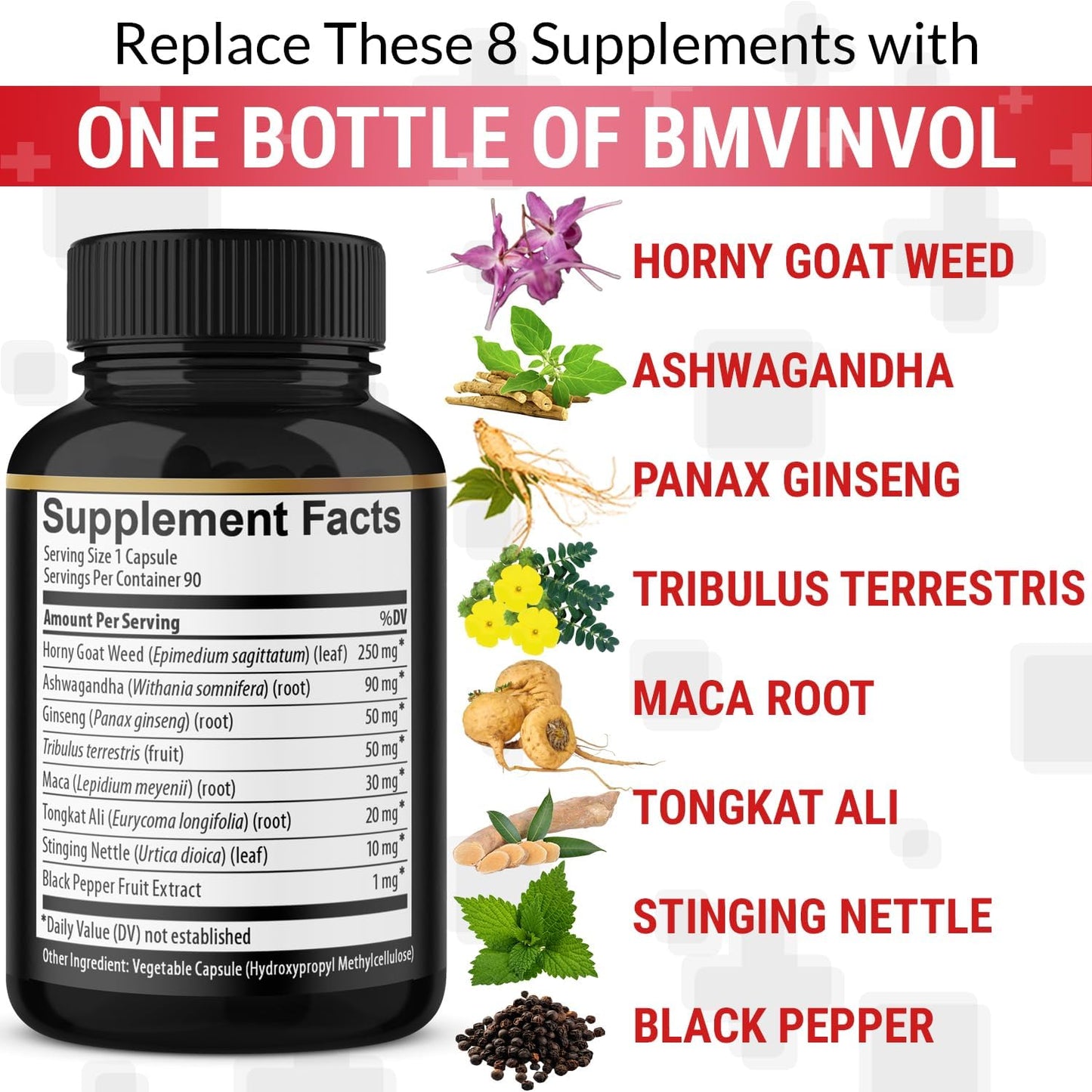 Horny Goat Weed Capsules – Libido & Energy Support for Men - Vixen | Nova Network