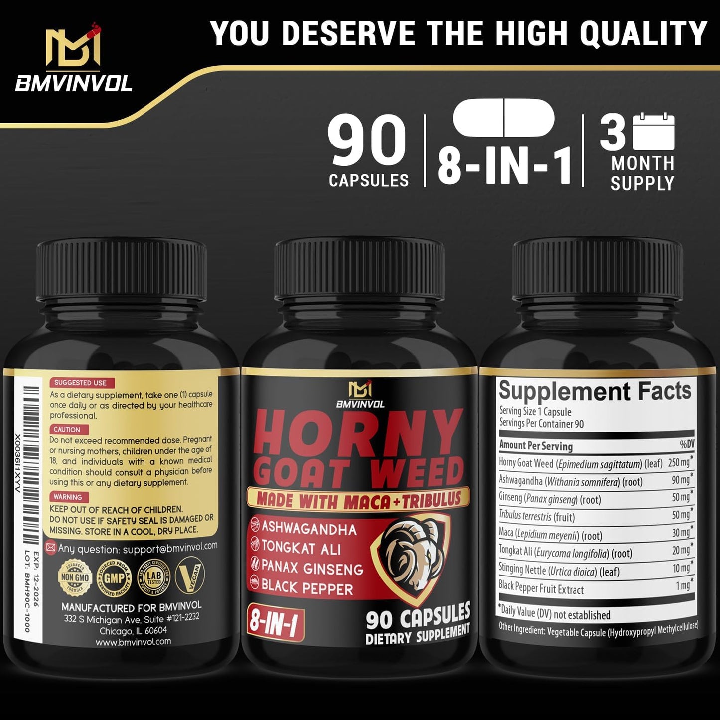 Horny Goat Weed Capsules – Libido & Energy Support for Men - Vixen | Nova Network
