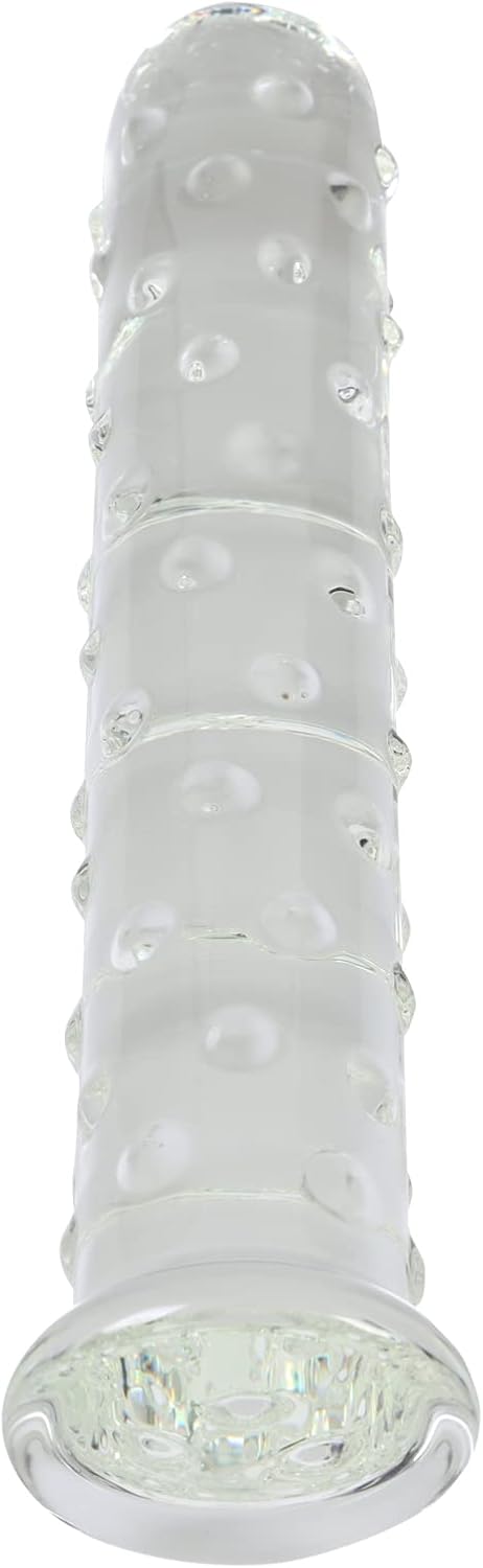 IceFire Textured Glass Dildo Wand - Vixen | Nova Network