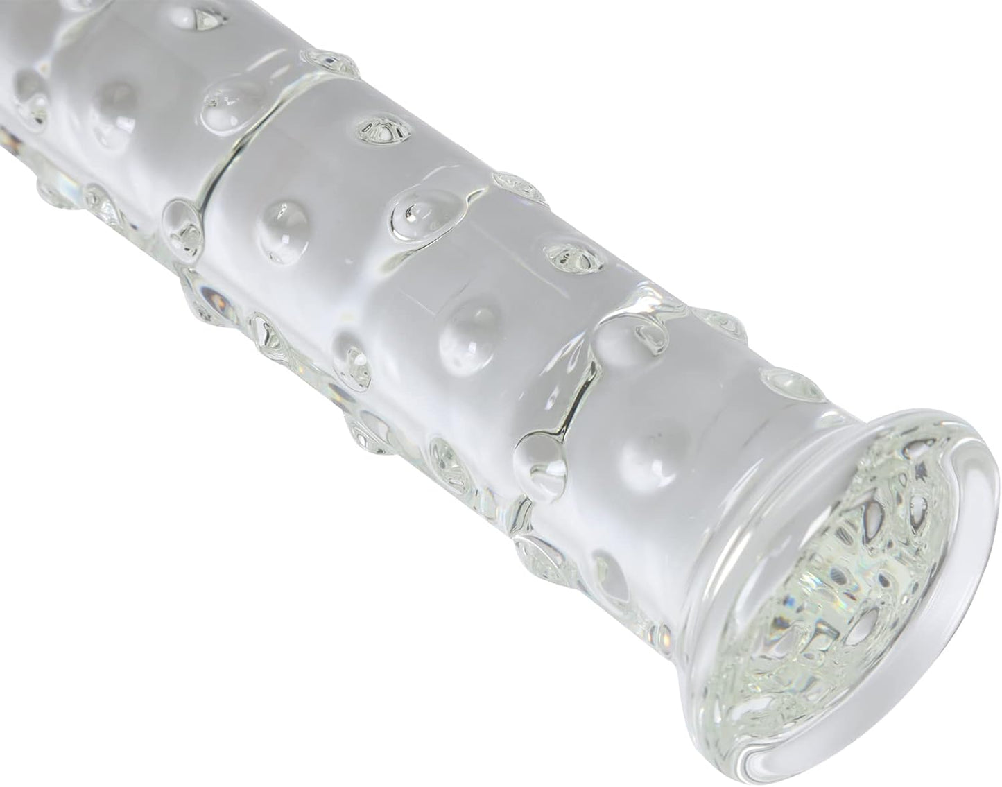 IceFire Textured Glass Dildo Wand - Vixen | Nova Network
