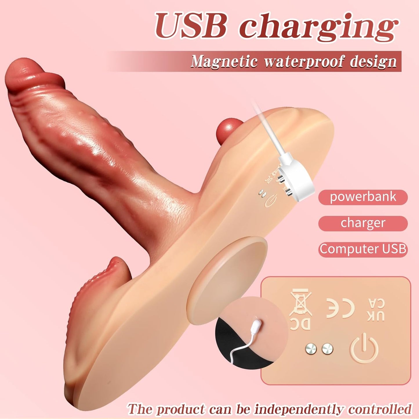 InfernoRide Ride - On Heated Thrusting Vibrator - Vixen | Nova Network