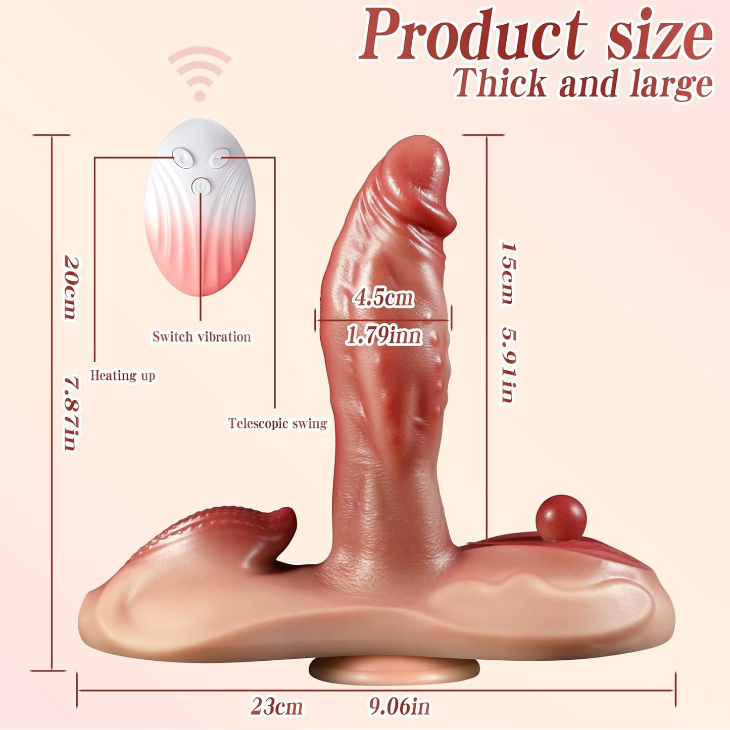 InfernoRide Ride - On Heated Thrusting Vibrator - Vixen | Nova Network