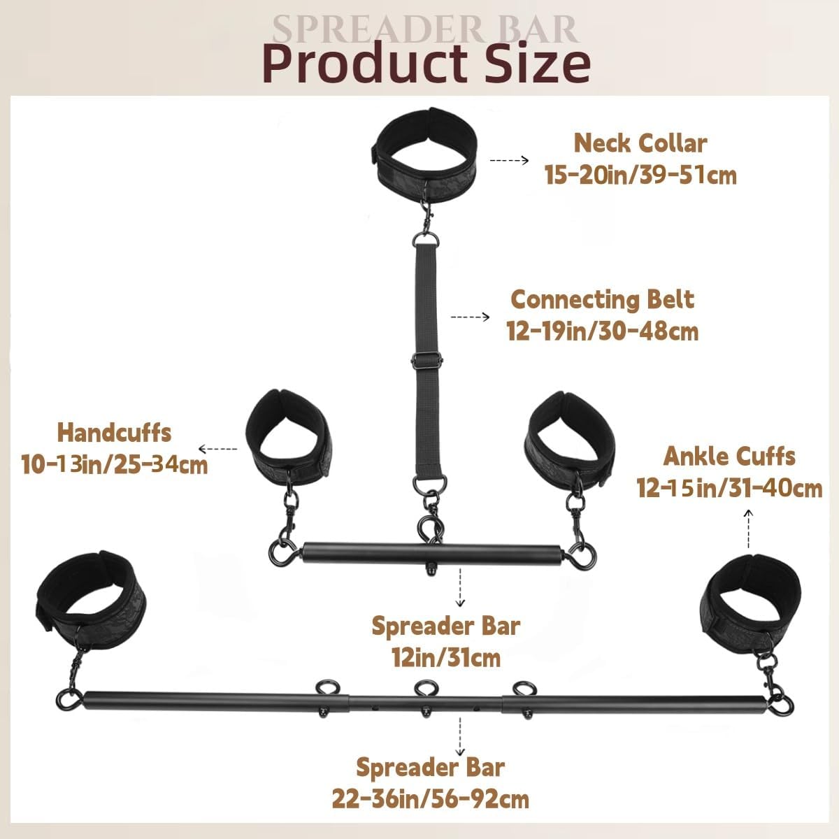 IronBond Spreader Bar & Collar Restraint Kit - Vixen | Nova Network