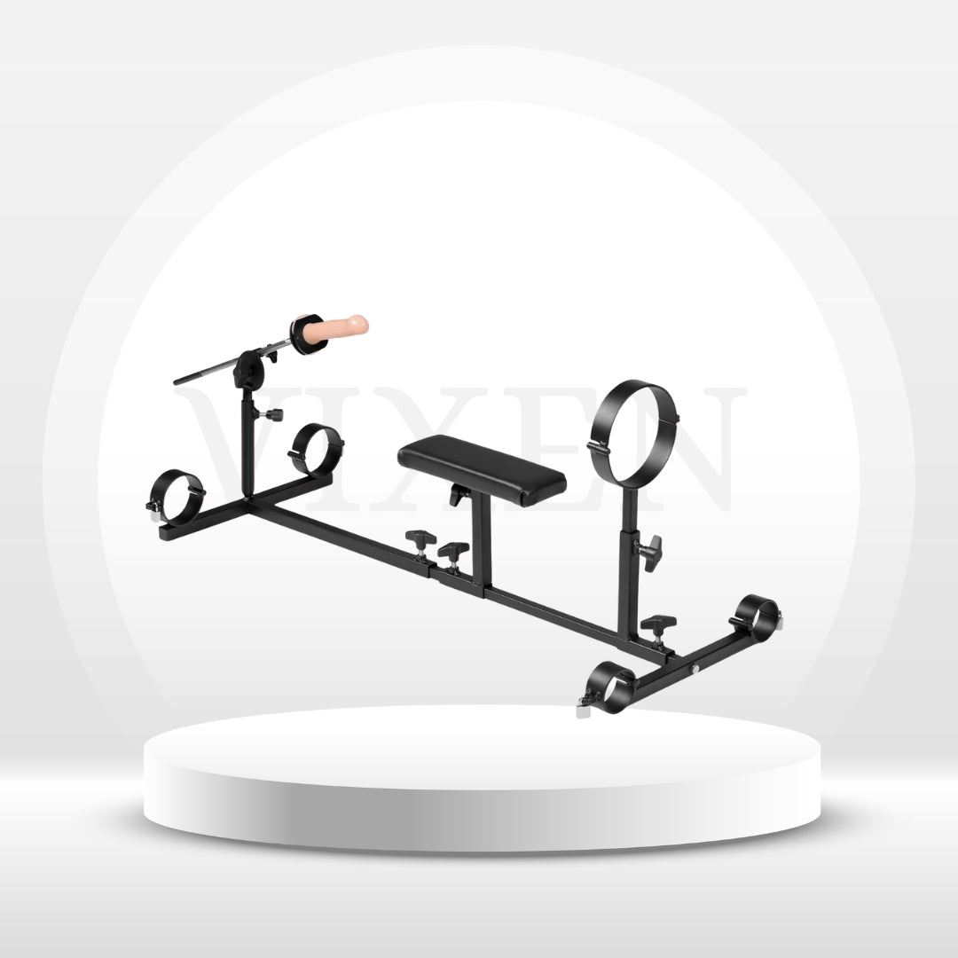 IronLock Stockade Sex Bench with Dildo Rod & Restraints - Vixen | Nova Network