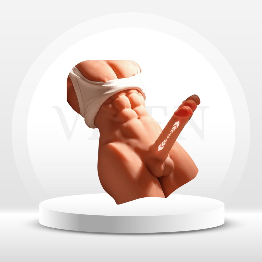 IronPulse Thrusting Vibrating Male Sex Doll Torso - Vixen | Nova Network