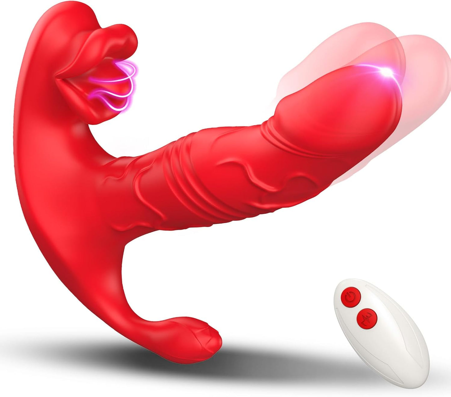 KissPulse 3 - in - 1 Licking & Thrusting Toy - Vixen | Nova Network