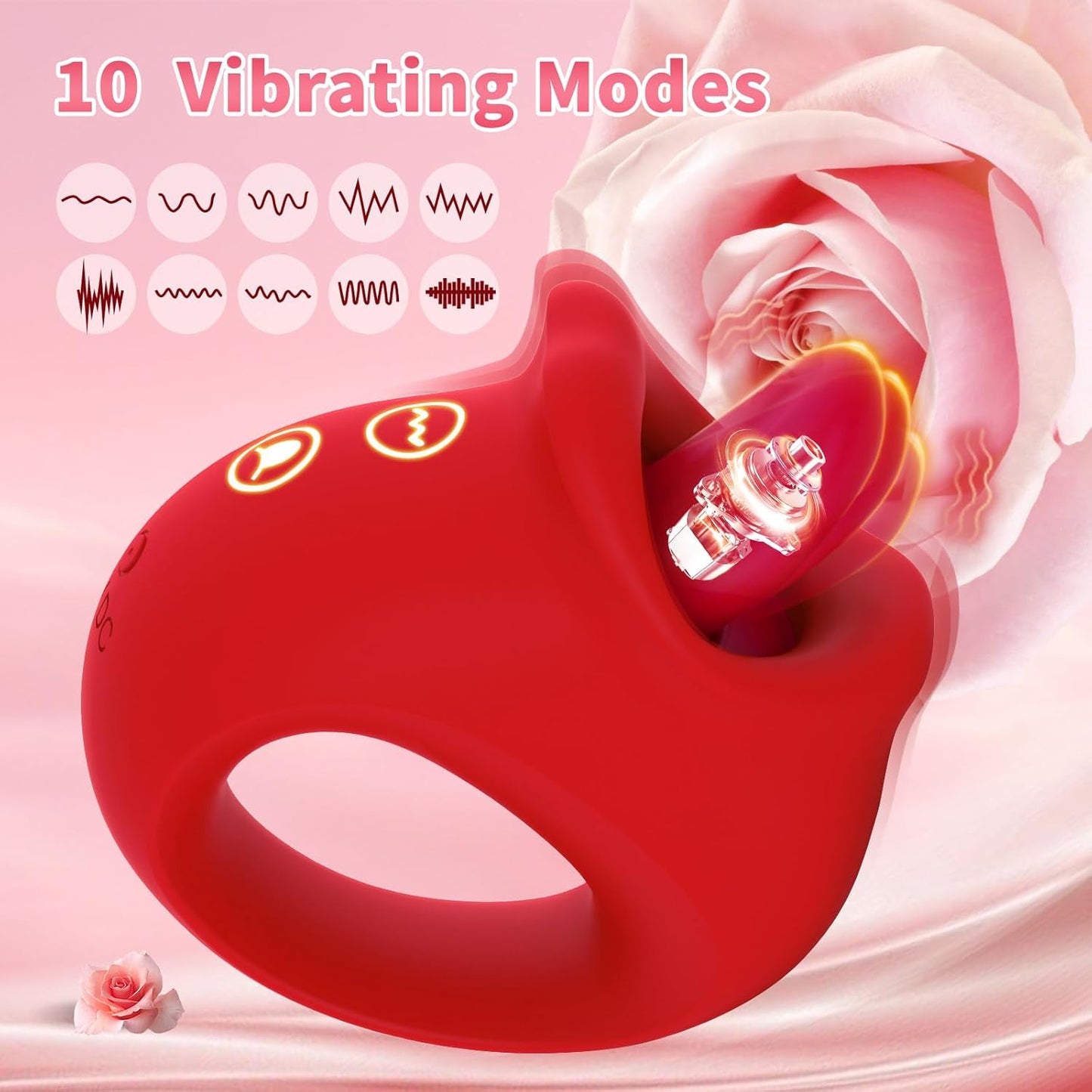 KissVibe 2 - in - 1 Tongue Vibrator - Vixen | Nova Network