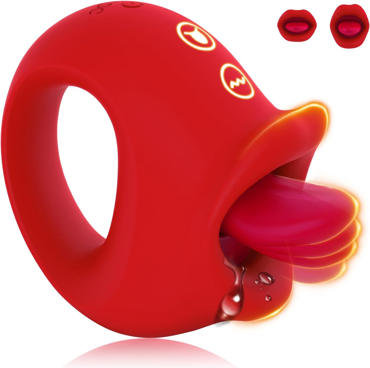 KissVibe 2 - in - 1 Tongue Vibrator - Vixen | Nova Network