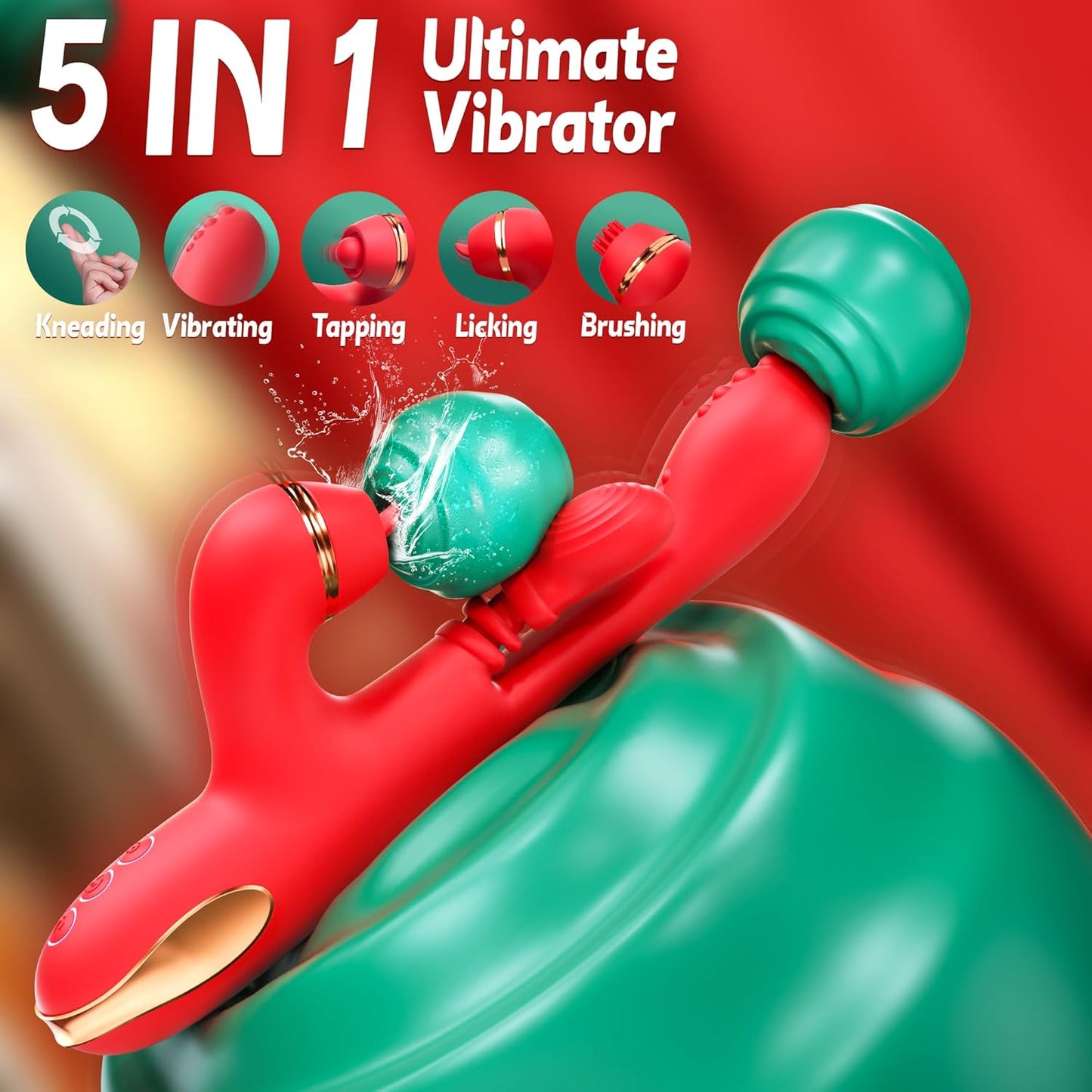 KneadGasm 5 - in - 1 Kneading G - Spot Vibrator - Vixen | Nova Network