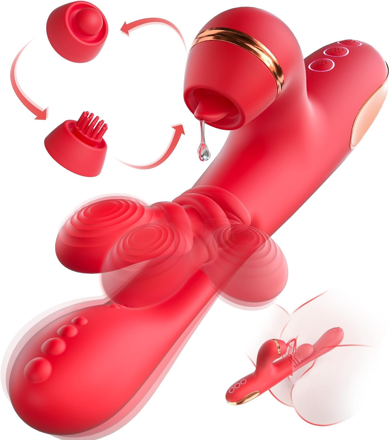 KneadGasm 5 - in - 1 Kneading G - Spot Vibrator - Vixen | Nova Network
